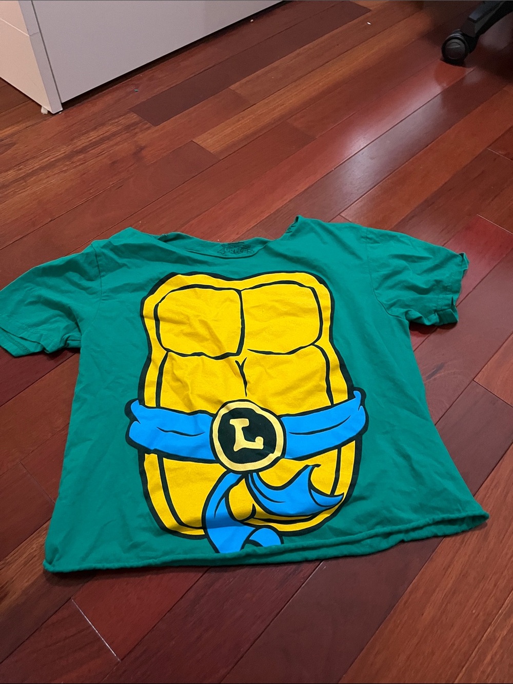 Ninja turtle off shoulder shirt